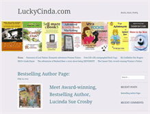 Tablet Screenshot of luckycinda.com